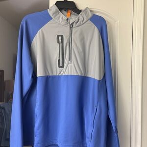 Peter Millar Blue and Gray Windbreaker